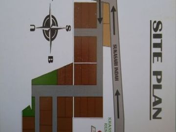 Hunian minimalis modern, free desain, bebas banjir; Bandung
