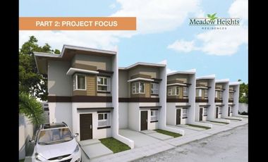 Meadow Heights Residences Affordable House and Lot in Quezon