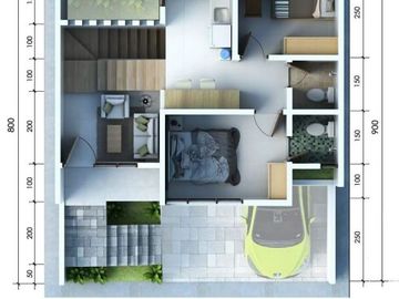 Jual Rumah di Kramatjati Jakarta 1,7 km ke Busway Rumah 3 Lantai Murah