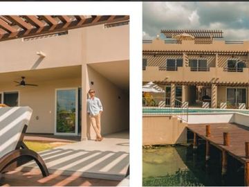En venta departamento de 2 recàmaras con financiamiento en la  marina en Puerto Aventuras (796)