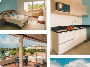 En venta departamento de 2 recàmaras con financiamiento en la  marina en Puerto Aventuras (796)