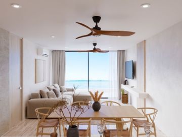 Mar A’Bella - Junto al Mar Caribe en Cancún, departamentos de 3 y 5 recámaras
