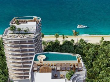 Mar A’Bella - Junto al Mar Caribe en Cancún, departamentos de 3 y 5 recámaras