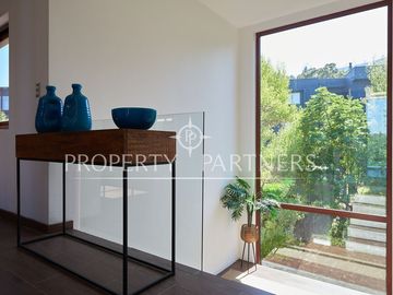 Casa mediterránea y moderna en exclusivo condominio Cantagua