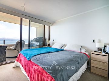 Excepcional Departamento con Vista al Mar en Condominio Jardín del Mar