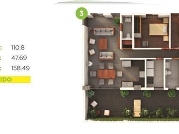 DEPARTAMENTO EN VENTA CIUDAD GRANJA