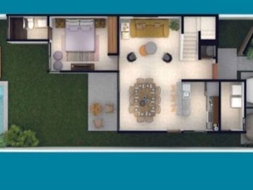VENTA CASA EN PRIV. RESIDENCIAL EN CONKAL AL NORTE DE MERIDA, YUCATAN
