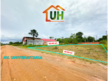 VENTA TERRENOS URBANOS-IDEAL PARA CANCHA DE GRASS SINTETICO-AT 1200 M2