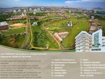 MARINA IMPERIAL Departamento en venta en Fraccionamiento Marina Mazatlán