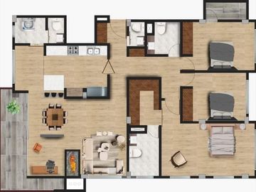 APARTAMENTO en VENTA en Tenjo Edificio Sammy