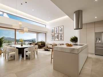 Departamento de 2 dorm en venta en el Valle de Cumbayá, Urbanización La Viña