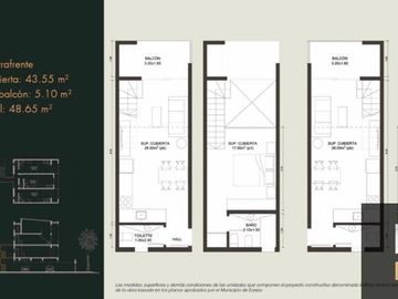 Departamento en venta de pozo c/ cochera en Canning