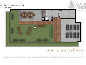 en VENTA departamento de 1 dormitorio en Barrio MARTIN - ROSARIO - Alem al 1500
