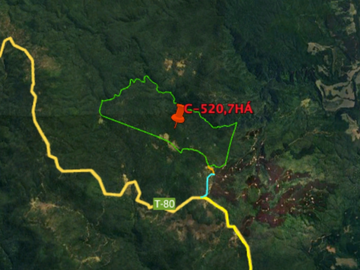 Agrícola en Venta en 520 hectáreas cerca de La Unión, Ruta T-80