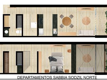 Departamento en venta Mérida Yucatán, Sabbia Sodzil Norte