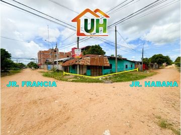00598 - VENTA TERRENO URBANO MANANTAY -  EN ESQUINA - AT 238 M2