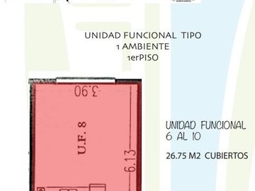 Monoambiente en venta en Valeria del Mar