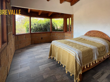 RENTA CASA EN SAN GASPAR, VALLE DE BRAVO-CASA DE SILLAR