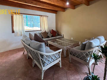 RENTA CASA EN SAN GASPAR, VALLE DE BRAVO-CASA DE SILLAR