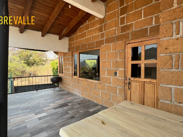 RENTA CASA EN SAN GASPAR, VALLE DE BRAVO-CASA DE SILLAR