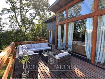 Linda casa con acceso a nautica, Condominio en Ribera Norte lago Villarrica