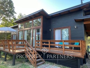 Linda casa con acceso a nautica, Condominio en Ribera Norte lago Villarrica