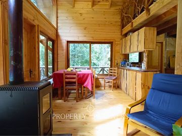 Casa refugio en Reserva Biológica Huilo Huilo