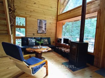 Casa refugio en Reserva Biológica Huilo Huilo