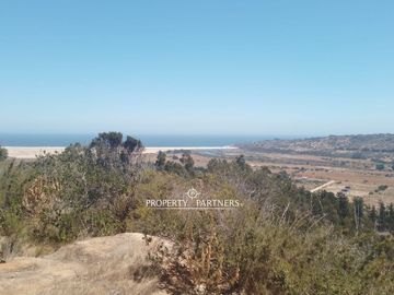 Tunquen, Algarrobo, Hermosa parcela con vista al mar.