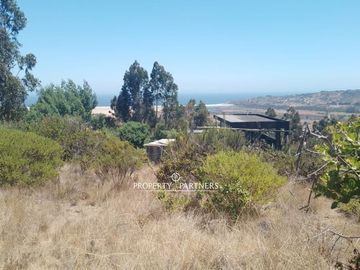 Tunquen, Algarrobo, Hermosa parcela con vista al mar.