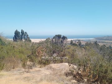 Tunquen, Algarrobo, Hermosa parcela con vista al mar.