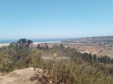 Tunquen, Algarrobo, Hermosa parcela con vista al mar.
