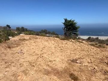 Despejada vista a la inmensidad del oceano pacifico