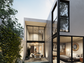 CASA TIPO TOWNHOUSE EN PRE VENTA EN PRIVADA CON AMENIDADES EN CHOLUL, MÉRIDA