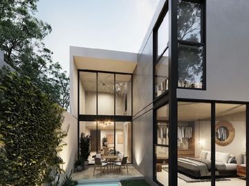 CASA TIPO TOWNHOUSE EN PRE VENTA EN PRIVADA CON AMENIDADES EN CHOLUL, MÉRIDA