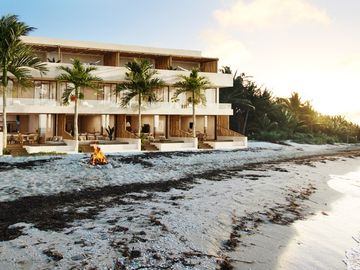 Villa en Venta en Primera Fila de Playa en Telchac Puerto, Yucatán