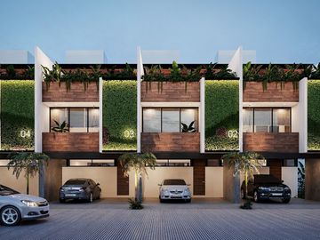 Venta de Townhouses Modelo Kima al Norte de Mérida