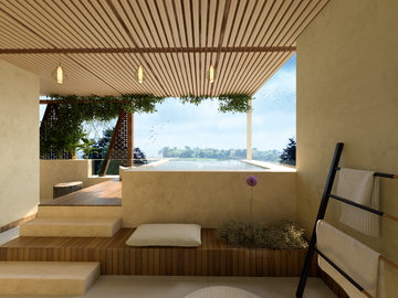 Monarca 28, Playa del Carmen,  5 tipos de apartamentos exclusivos para elegir