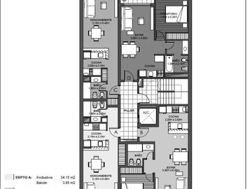 EN VENTA Departamento Zeballos al 2200- Barrio Lourdes, Macro centro, Rosario.
