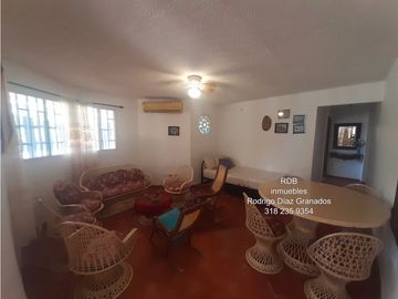 SANTA VERONICA JUAN DE ACOSTA VENTA CASA CAMPESTRE AMOBLADA 130 M2