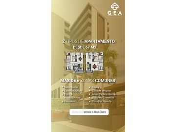 PROYECTO-GEA VENDE APARTAMENTOS EN PORTOBELLO-PISOJE LA XIMENA