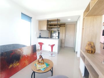 SE VENDE HERMOSO APARTA-ESTUDIO AMOBLADO EN EL BARRIO LA FLORA