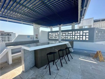 VENDO APARTAMENTO EN CARTAGENA CON VISTA AL MAR EN CRESPO