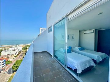 VENDO APARTAMENTO EN CARTAGENA CON VISTA AL MAR EN CRESPO