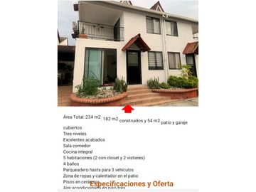 VENDO CASA  AVENIDA SUR CERCA HOMCENTER