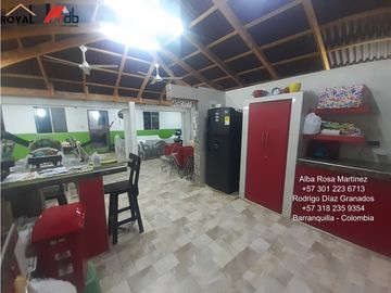 SANTA VERONICA, JUAN DE ACOSTA, COLOMBIA, VENTA CABAÑA o CASA DE PLAYA