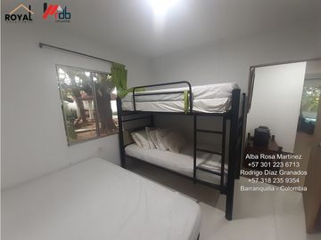 SANTA VERONICA, JUAN DE ACOSTA, COLOMBIA, VENTA CABAÑA o CASA DE PLAYA