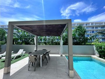 VENTA APTO MORROS ECO CARTAGENA 2 ALCOBAS PRIMER PISO CON PISCINA