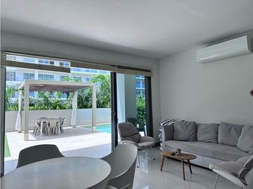 VENTA APTO MORROS ECO CARTAGENA 2 ALCOBAS PRIMER PISO CON PISCINA