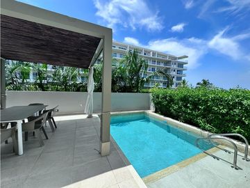 VENTA APTO MORROS ECO CARTAGENA 2 ALCOBAS PRIMER PISO CON PISCINA